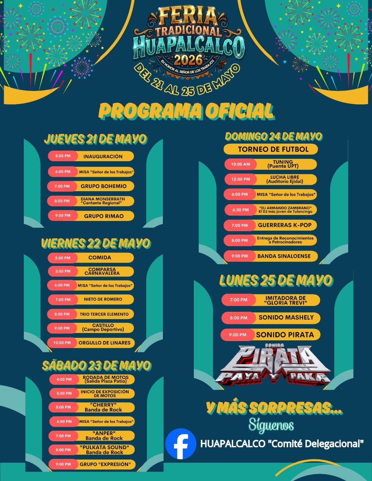 FERIAS TRADICIONALO HUAPALCALCO 2026